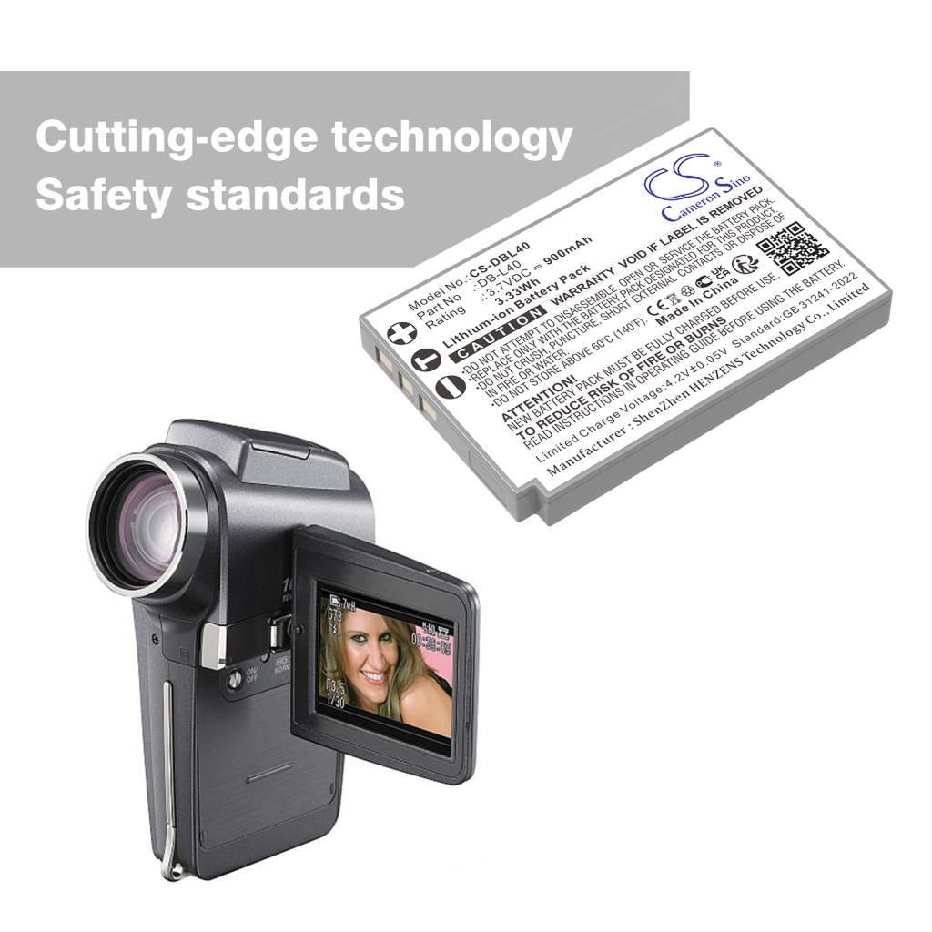Camera Battery Sanyo Xacti DMX-HD1