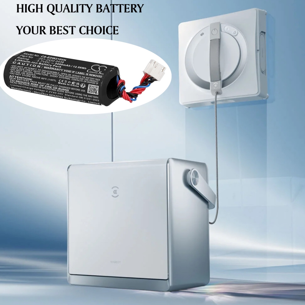Baterija za sesalnik Ecovacs CS-EDW210VH