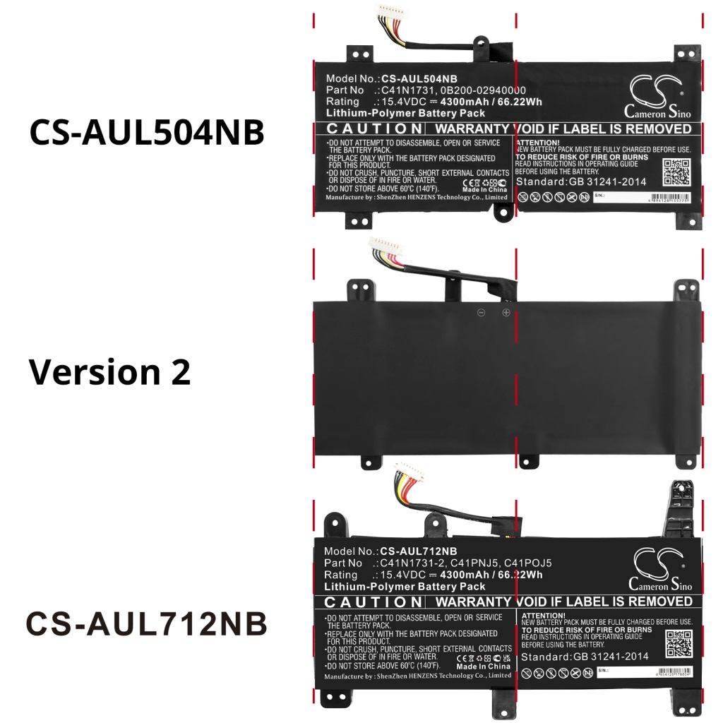 Baterija za prenosnik Asus CS-AUL504NB