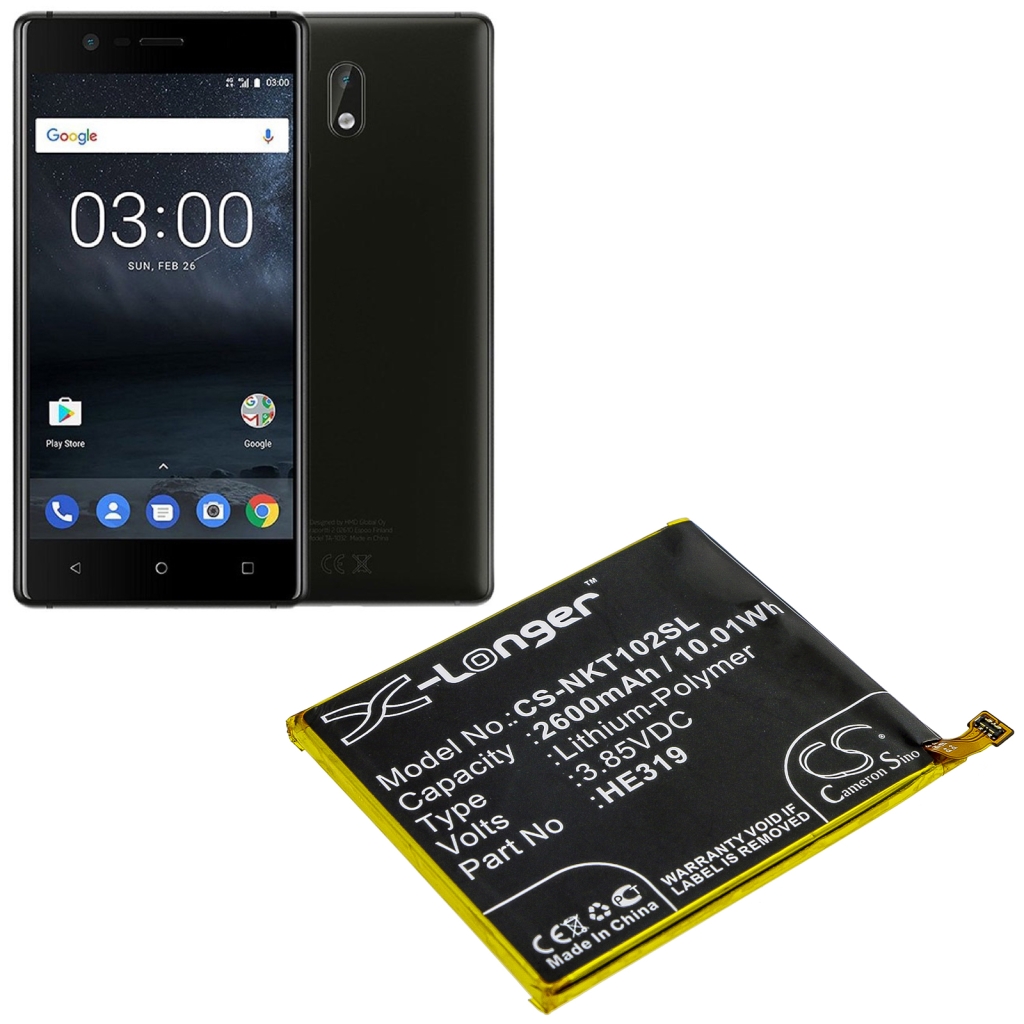 Baterija za mobilni telefon Nokia CS-NKT102SL