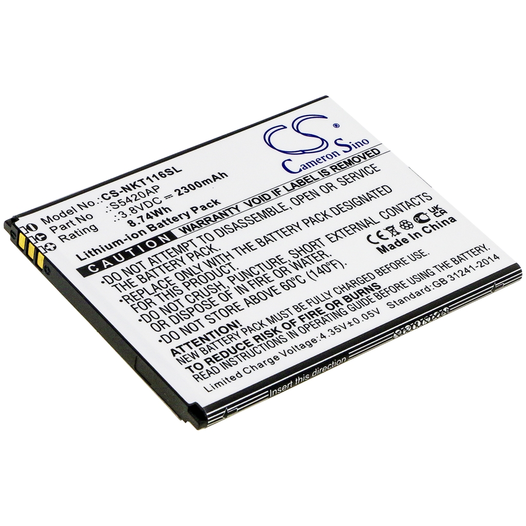 Baterija za mobilni telefon Nokia CS-NKT116SL