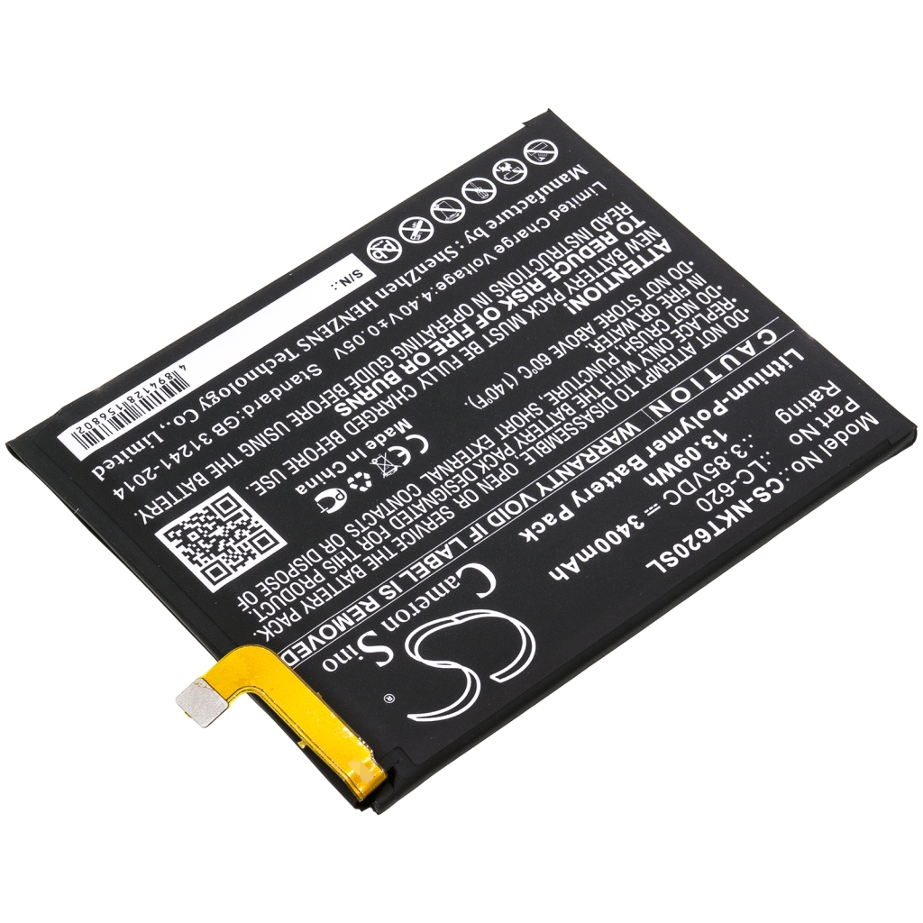 Baterija za mobilni telefon Nokia CS-NKT620SL