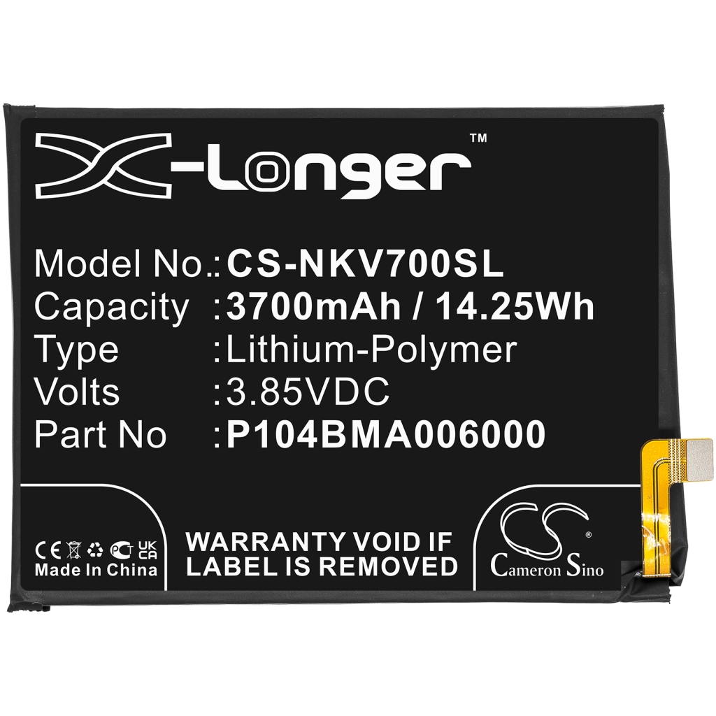 Baterija za mobilni telefon Nokia CS-NKV700SL