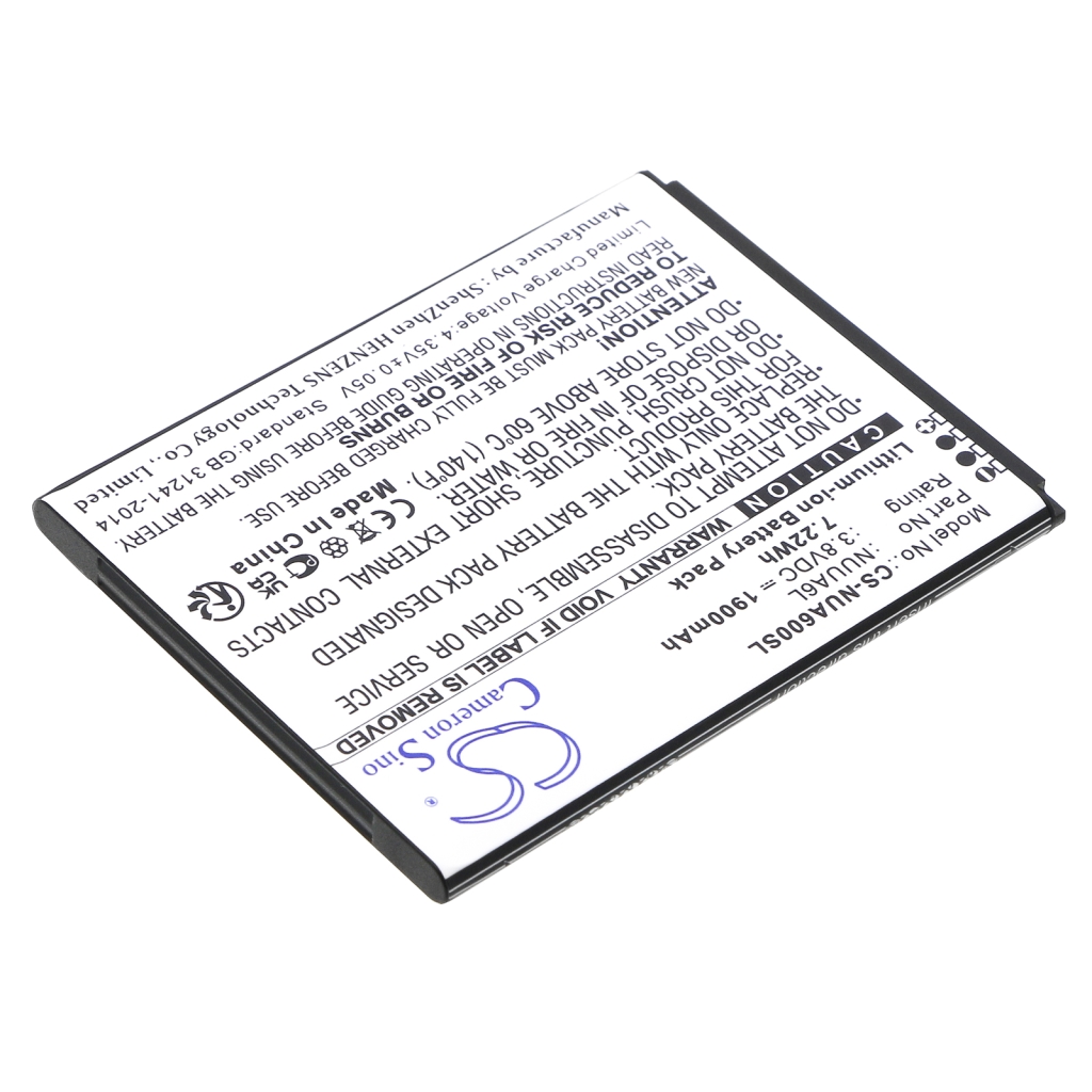Baterija za mobilni telefon Nuu CS-NUA600SL