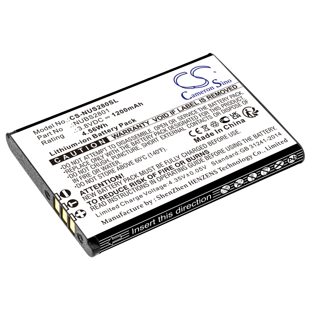 Baterija za mobilni telefon Nuu CS-NUS280SL