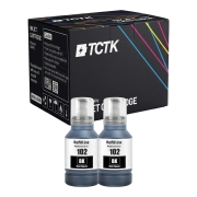 TCTK Kartuše s črnilom 102 2-delni komplet črna združljiv z Epson EcoTank ET-15000 ET-2400 ET-2700 ET-2750 ET-2751 ET-2756 ET-2800 ET-2850 ET-2851 ET-2856 ET-2950 ET-2951 ET-2956, nadomešča C13T03R140