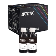 TCTK Kartuše s črnilom 32XL 2-delni komplet črna združljiv z HP Smart Tank 502 510 5100 5105 5106 5107 5108 513 514 517 532 533 534 536 539 6000 6001 6002 6005 6006 617 670 675 7000, nadomešča 1VV24AA