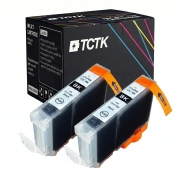 TCTK Kartuše s črnilom 3eBK 2-delni komplet črna združljiv z Canon BJC 3000 6000 6100 6200, za BJC 6200 S, za BJC 6500, za MultiPASS C 100, za MultiPASS MP 700, za MultiPASS MP 700 Photo