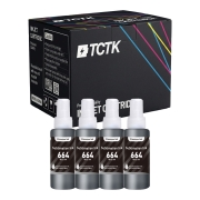 Črnilo compatibleWith Tiskarska barva Večpakiranje (4) Črnila Črna Združljivo z Epson EcoTank - Nadomešča T6641 (C13T66414A) (C13T664140)