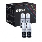 TCTK Kartuše s črnilom 70ml E-101BK 4-delni komplet črna združljiv z Epson EcoTank L14150 L4150 L4160 L4260 L4266 L6160 L6170 L6176 L6190 L6260 L6270 L6276 L6290