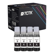 TCTK Kartuše s črnilom 102 4-delni komplet črna združljiv z Epson EcoTank ET-15000 ET-2400 ET-2700 ET-2750 ET-2751 ET-2756 ET-2800 ET-2850 ET-2851 ET-2856 ET-2950 ET-2951 ET-2956, nadomešča C13T03R140
