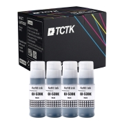 TCTK Črnilo T6641 4-paket Črna združljiv z Epson EcoTank ET-14000 ET-16500 ET-2500 ET-2600 ET-4500 L100 L200 L300 L355 L555 L1300, nadomešča C13T66414A C13T664140