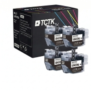 TCTK Kartuše s črnilom LC-422XL 4-delni komplet črna združljiv z Brother MFC-J 5340 DW, za MFC-J 5340 DWE Ecopro, za MFC-J 5345 DW, za MFC-J 5740 DW, za MFC-J 6540 DW DWE, nadomešča LC422XLBK