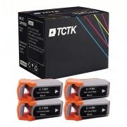 TCTK Kartuše s črnilom BCI-11 4-delni komplet črna združljiv z Canon BJC 50 55 70 80 85, za BJC 85 PW, nadomešča BCI-11BK