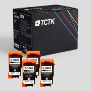 TCTK Kartuše s črnilom 266 4-delni komplet črna združljiv z Epson WorkForce WF-100 W, za WorkForce WF-110 W, nadomešča C13T26614010
