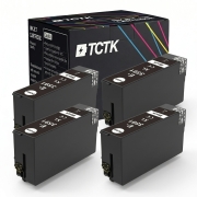 TCTK Kartuše s črnilom 35XL 4-delni komplet črna združljiv z Epson WorkForce Pro WF-4720, za WorkForce Pro WF-4720 DWF, za WorkForce Pro WF-4725 DWF, nadomešča C13T35914010