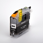 Compatible replacement for Compatible with Brother LC123BK / 16ml Ink Black (Ink cartridges)