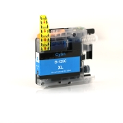 Compatible replacement for Compatible with Brother LC125C / 15ml Ink Cyan (Ink cartridges)