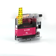 Compatible replacement for Compatible with Brother LC125M / 15ml Ink Magenta (Ink cartridges)