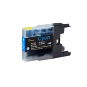 Compatible with Brother LC17 / 19ml Ink Cyan (Ink cartridges)