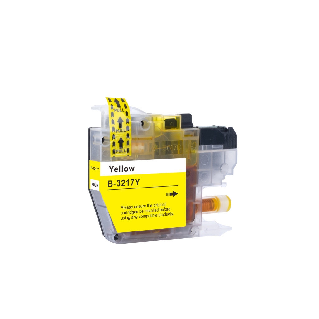 Compatible with Brother LC3217Y / 12ml Ink Yellow (Ink cartridges)