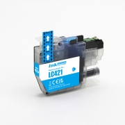 Compatible with Brother LC421XLC / 10ml Ink Cyan (Ink cartridges)