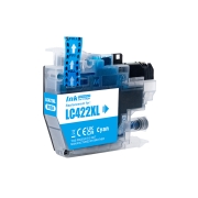 Compatible with Brother LC422XLC / 19ml Ink Cyan (Ink cartridges)