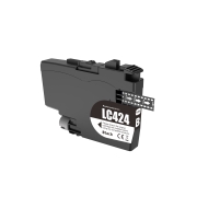 Compatible with Brother LC424BK / 16ml Ink Black (Ink cartridges)