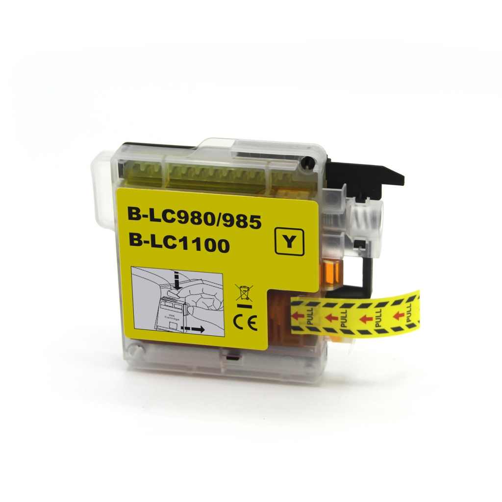 Compatible with Brother LC980 / 19ml Ink Yellow (Ink cartridges)