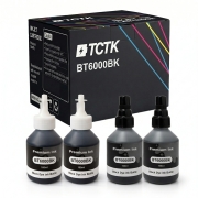 TCTK Kartuše s črnilom BT6000BK BT6000BK 4-delni komplet 2x črna 2x cian združljiv z Brother DCP-T300 DCP-T500W DCP-T700W MFC-T800W