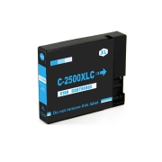 Compatible with Canon PGI-2500XLC / 22ml Ink Cyan (Ink cartridges)