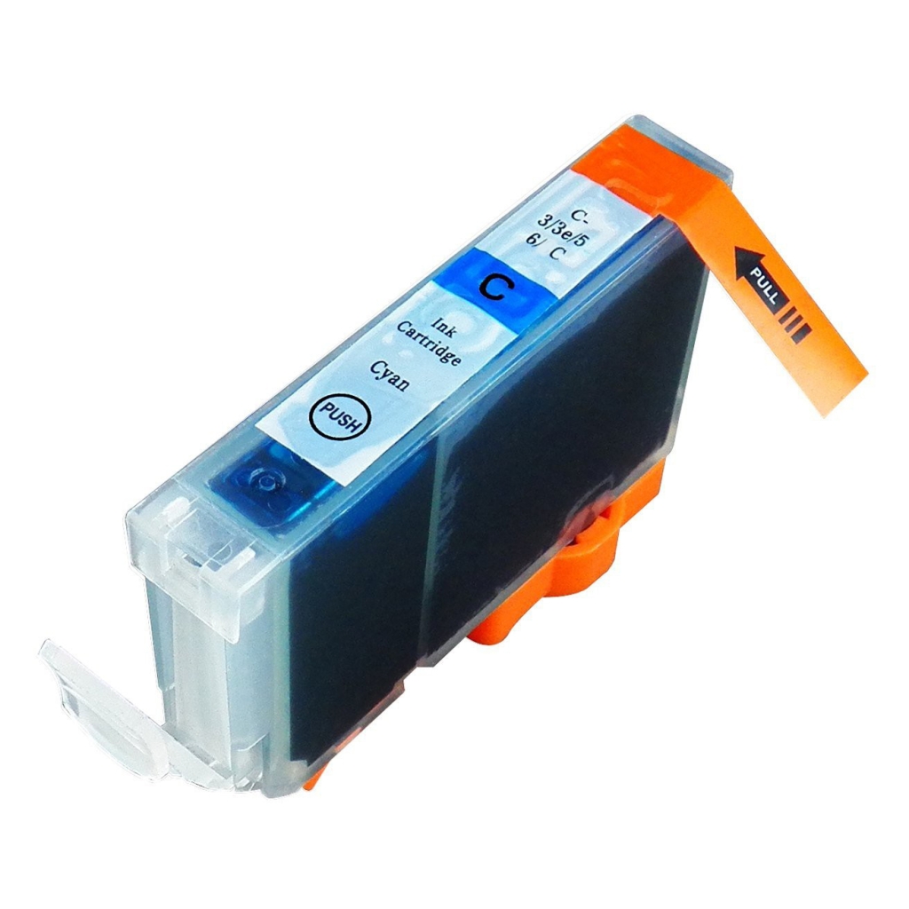 Compatible with Canon BCI-3 / 14ml Ink Cyan (Ink cartridges)