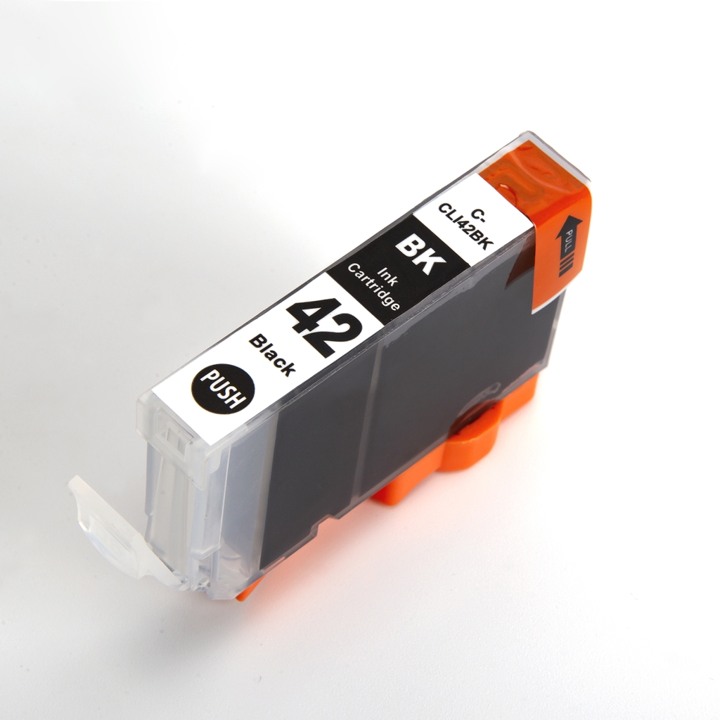 Compatible with Canon CLI-42BK / 14ml Ink Black (Ink cartridges)
