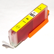 Compatible with Canon CLI-551XLY / 12ml Ink Yellow (Ink cartridges)