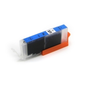 Compatible with Canon CLI-571XLC / 12ml Ink Cyan (Ink cartridges)