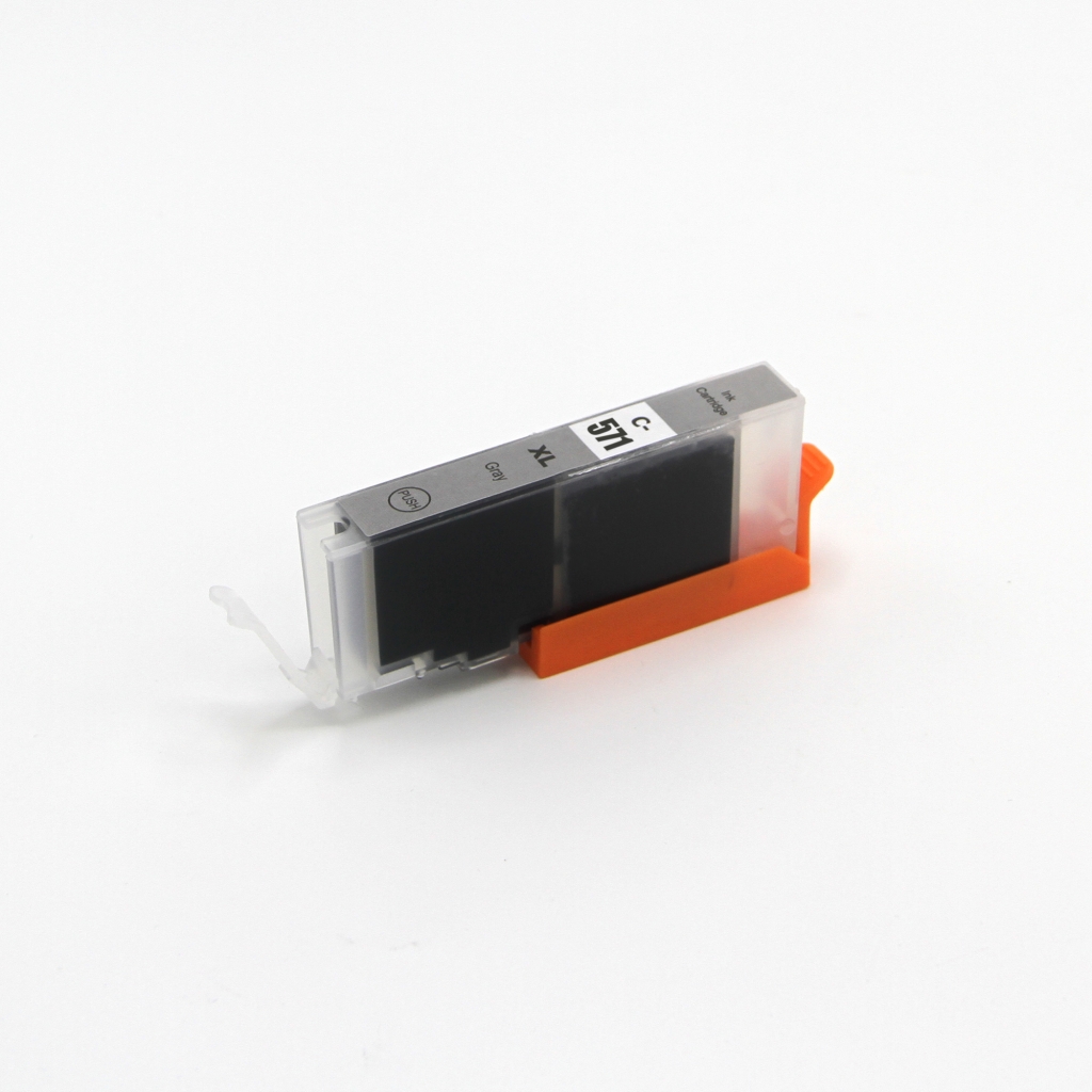 Compatible replacement for Compatible with Canon CLI-571XLGY / 12ml Ink Gray (Ink cartridges)