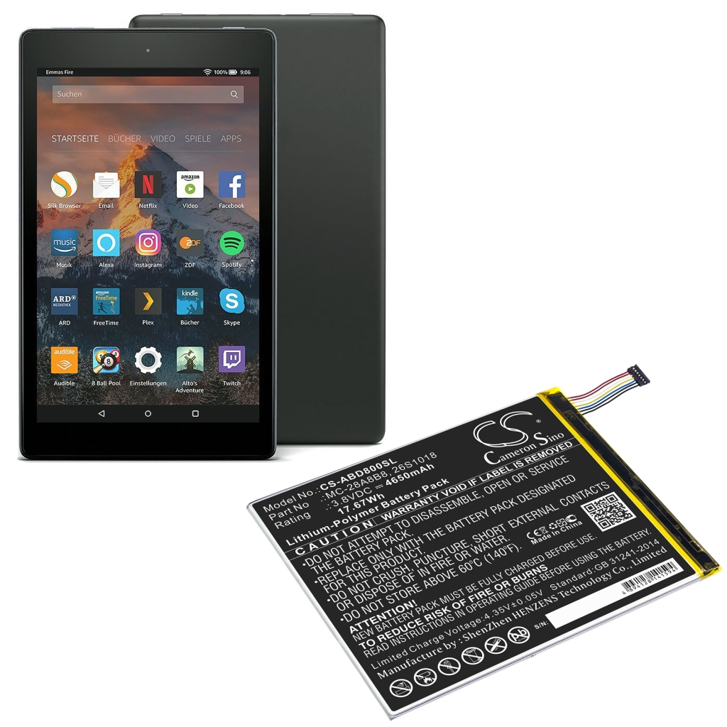 Baterija za tablični računalnik Amazon CS-ABD800SL