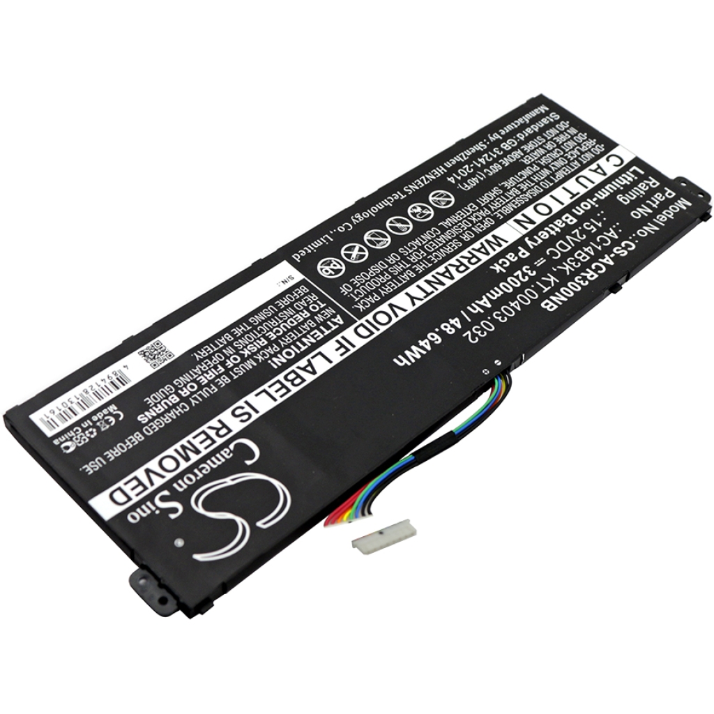 Kompatibilna zamenjava baterije za Acer AC14B3K,KT.00403.032