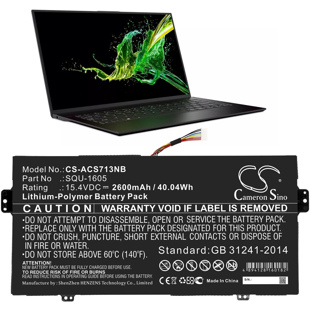 Baterija za prenosnik Acer CS-ACS713NB