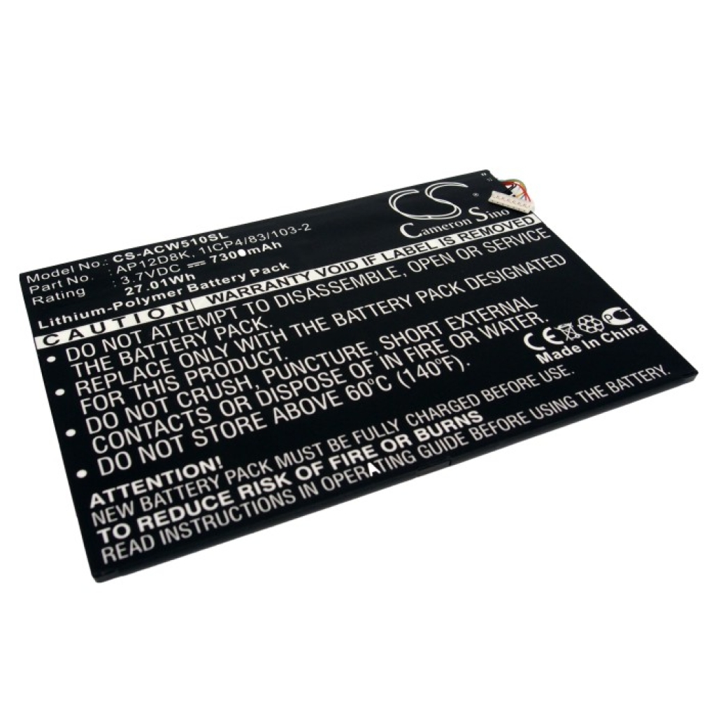 Kompatibilna zamenjava baterije za Acer 1ICP4/83/103-2,AP12D8K
