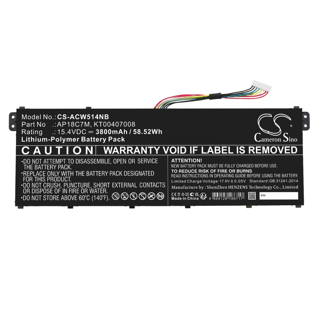 Notebook battery Acer Swift 5 SF514-54T-75S1