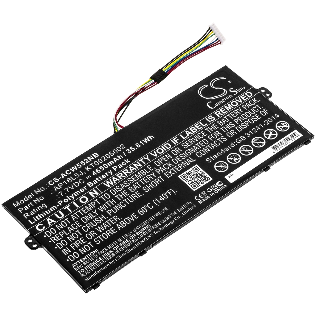 Kompatibilna zamenjava baterije za Acer AP16L5J,KT00205002