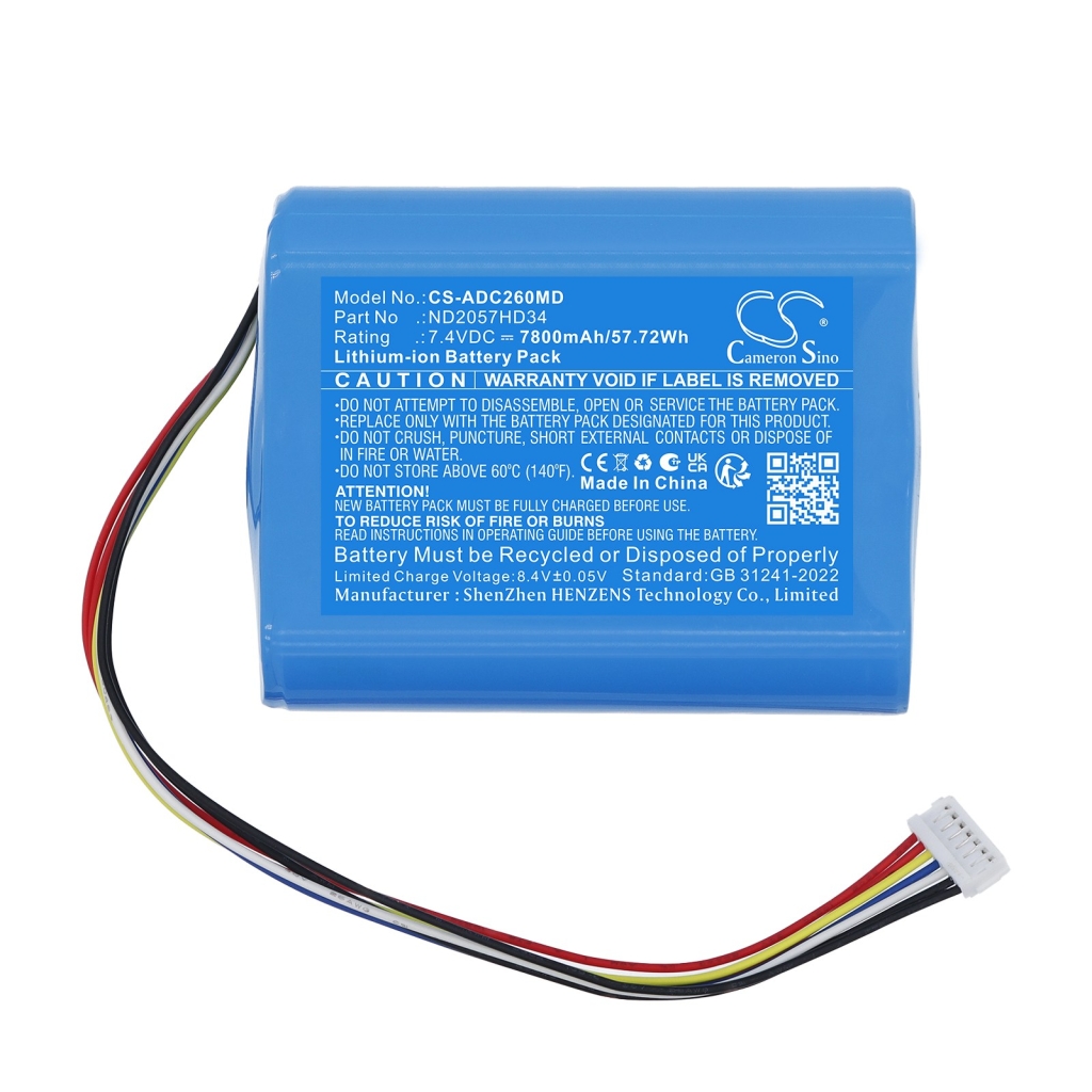 Baterija združljivo z Suntech Adc CS-ADC260MD