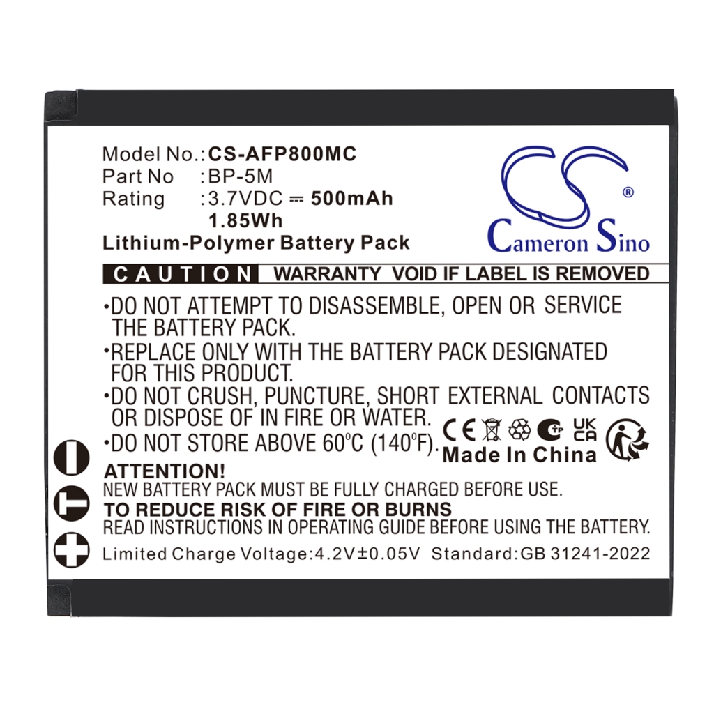 Batteries Camera Battery CS-AFP800MC