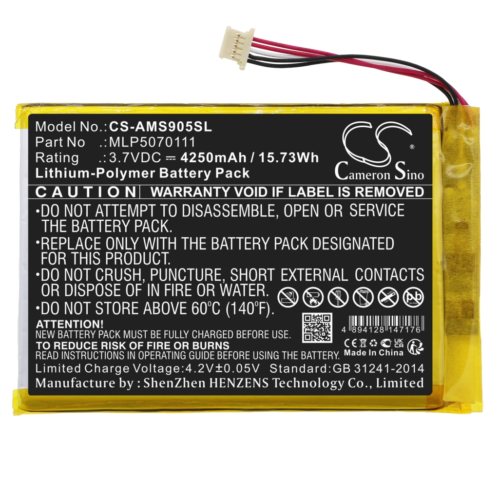 Baterija za opremo Autel MS906 (CS-AMS905SL)