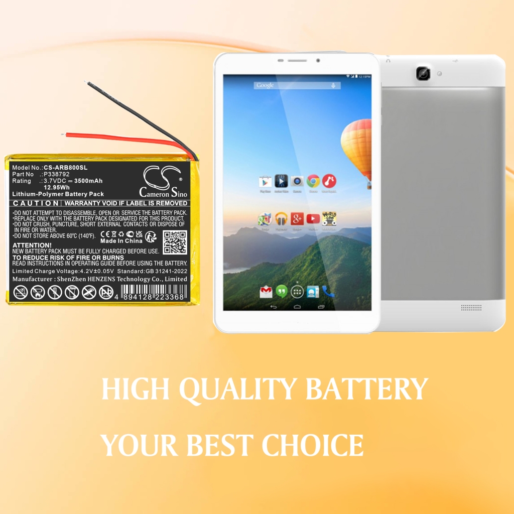 Battery Replaces P338792