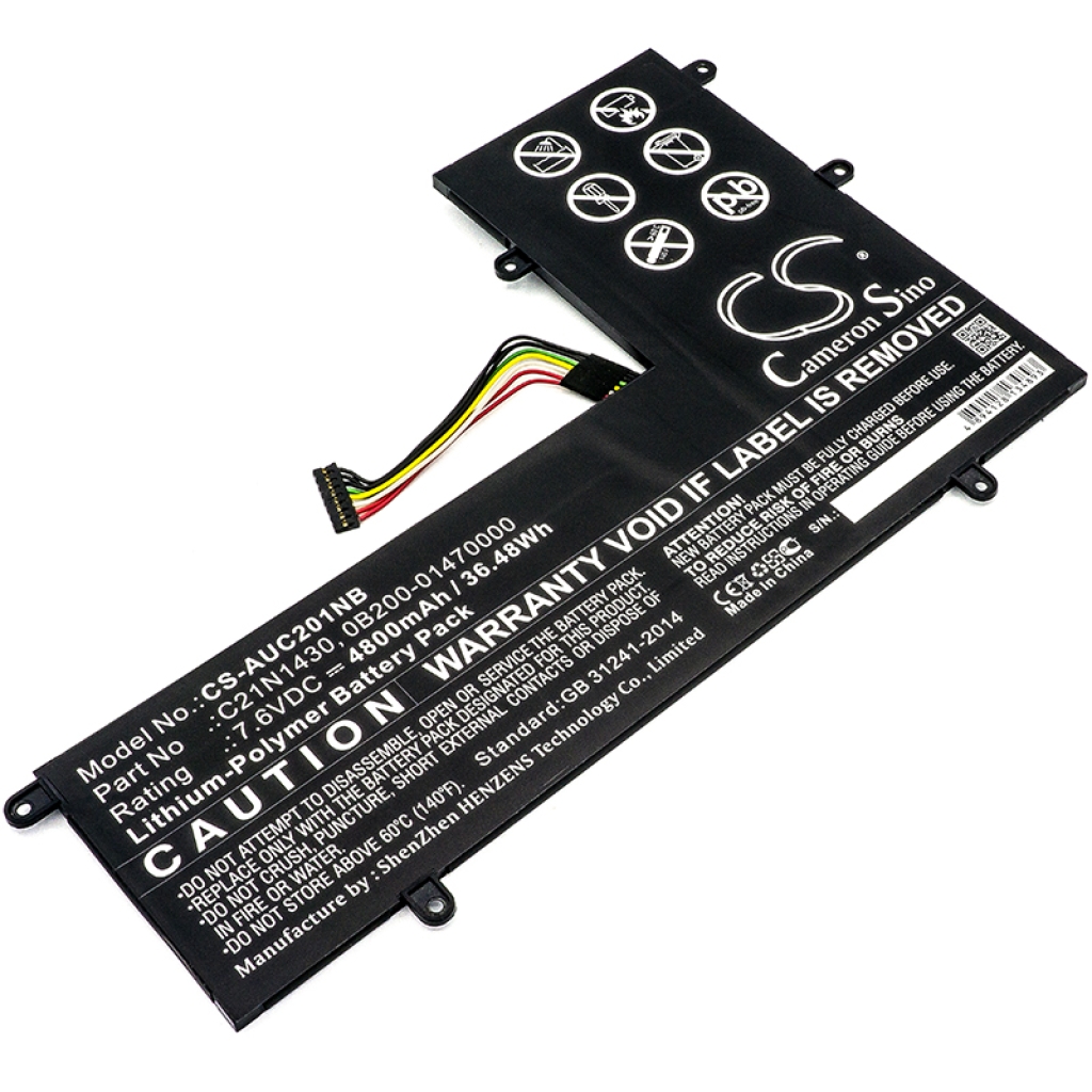 Kompatibilna zamenjava baterije za Asus 0B200-01470000,C21N1430
