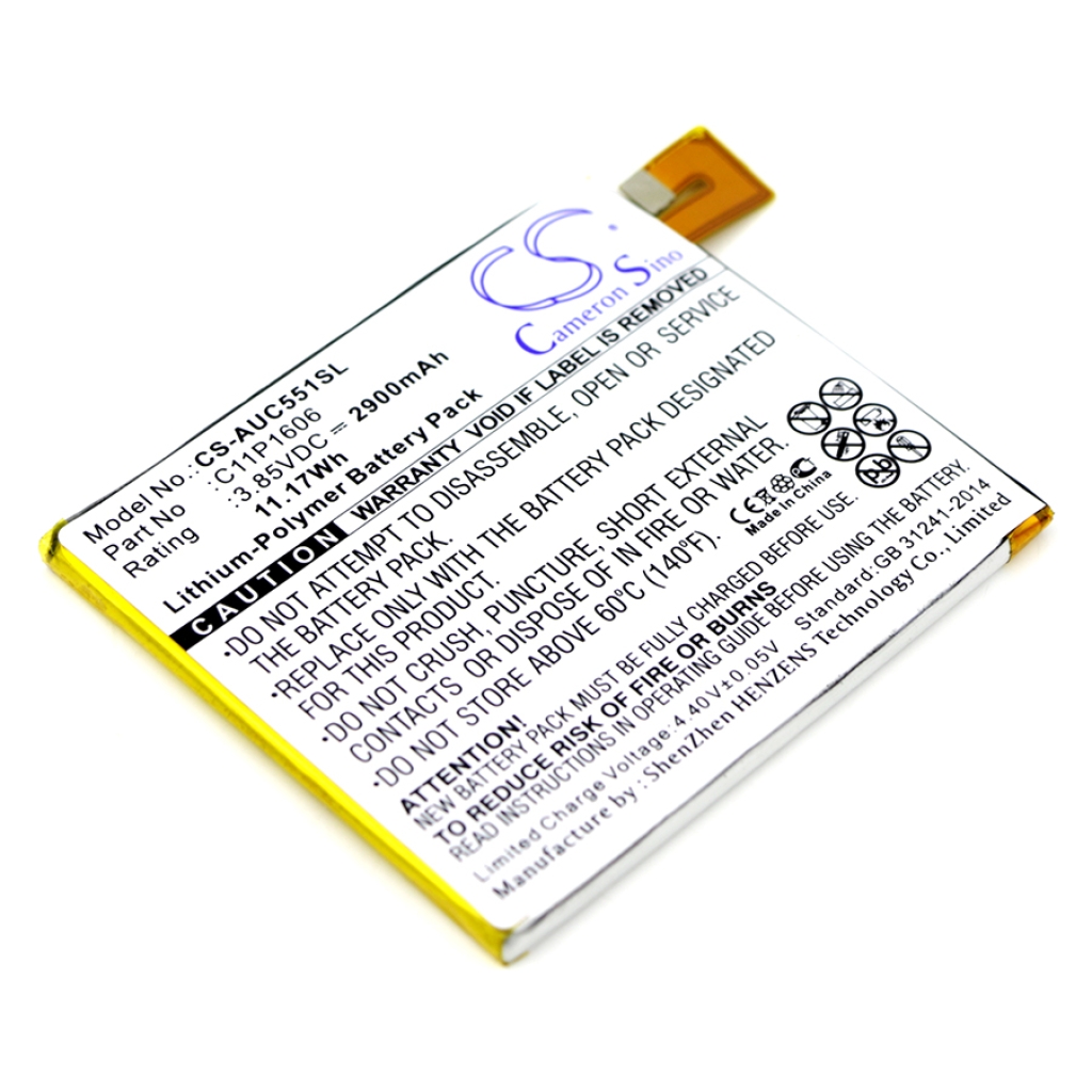 Kompatibilna zamenjava baterije za Asus 0B200-02250000,C11P1606