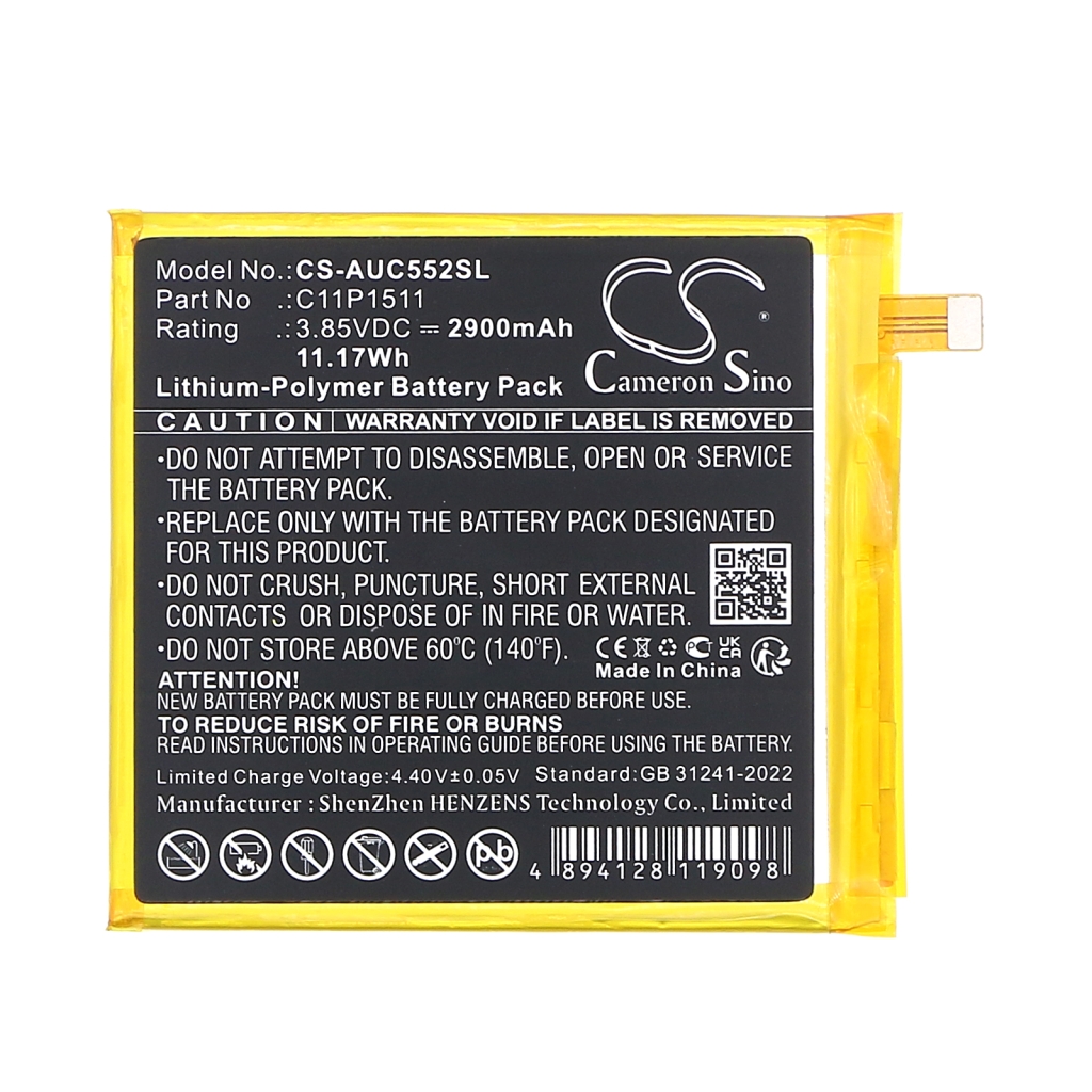 Kompatibilna zamenjava baterije za Asus 0B200-02000500,C11P1511