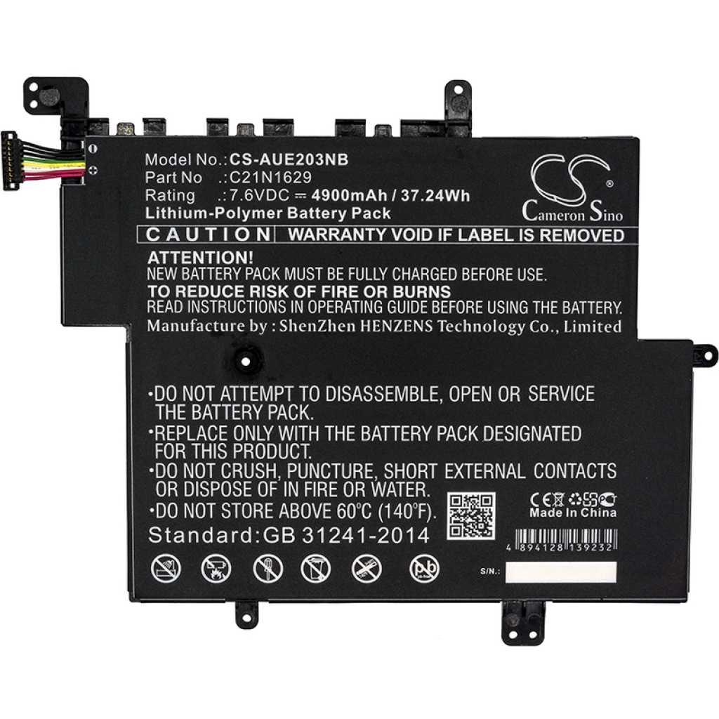Kompatibilna zamenjava baterije za Asus 0B200-02500000,C21N1629 (2ICP4/59/134)